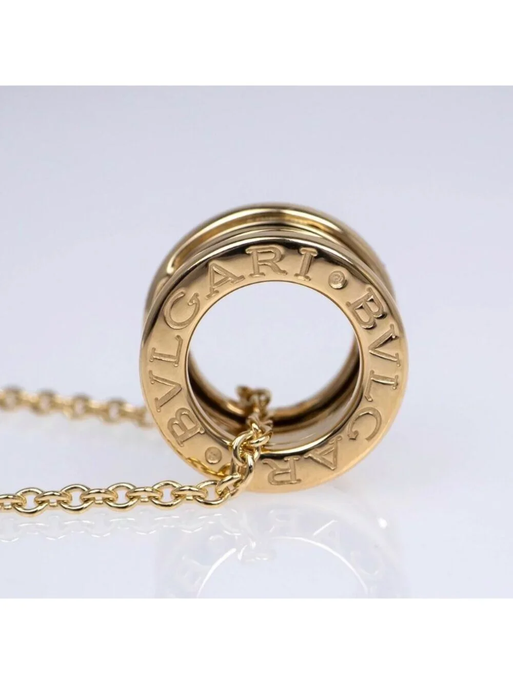 Bvlgari B.zero1 Necklace 18K Gold 40 Pendant